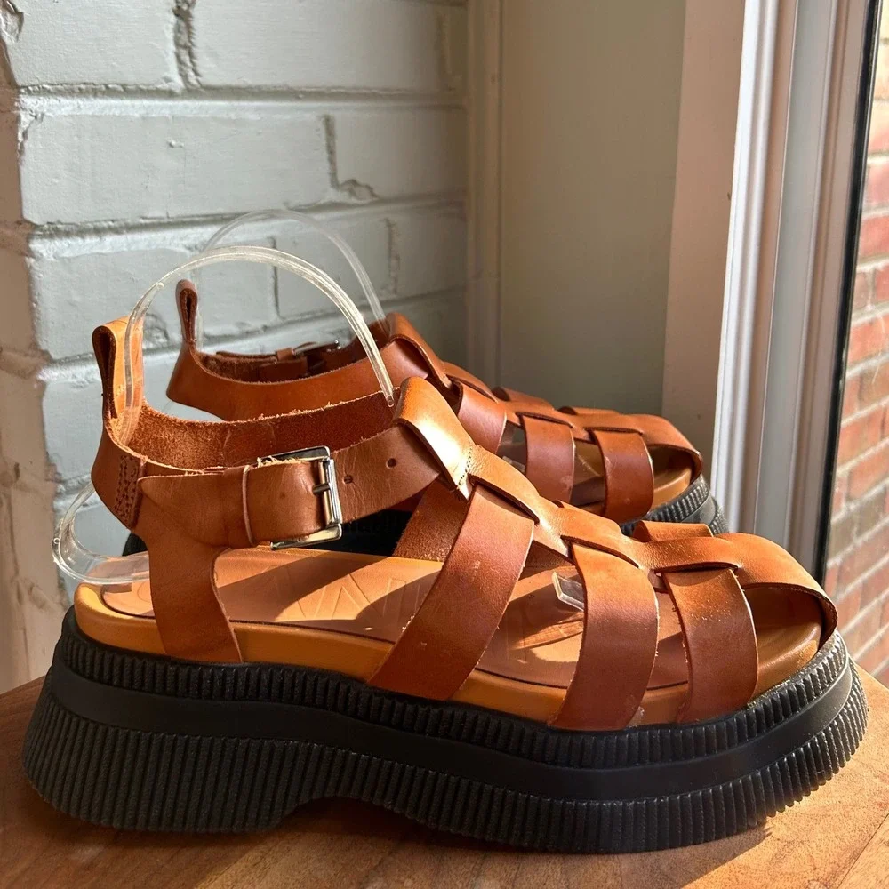 Ganni creeper grid